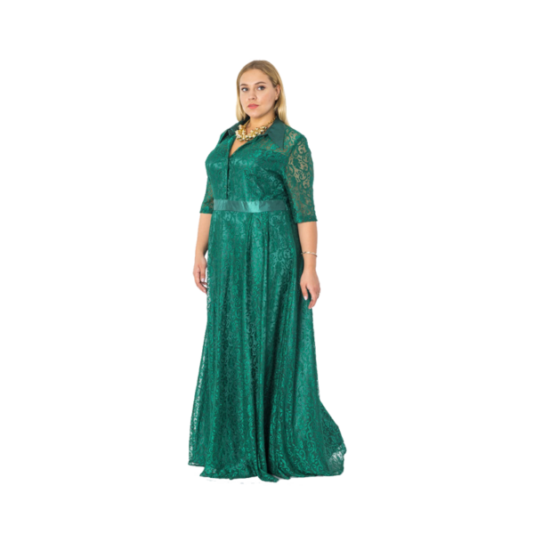 Green Long Women Dress